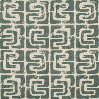 Samples and Purchasing available for Oui Bloc - Jade White By Kravet Couture | Linherr Hollingsworth Boheme Ii |Modern Geometric Multipurpose Print at Designer Wallcoverings and Fabrics