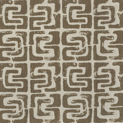 Samples and Purchasing available for Oui Bloc - Canyon White By Kravet Couture | Linherr Hollingsworth Boheme Ii |Modern Geometric Multipurpose Print at Designer Wallcoverings and Fabrics