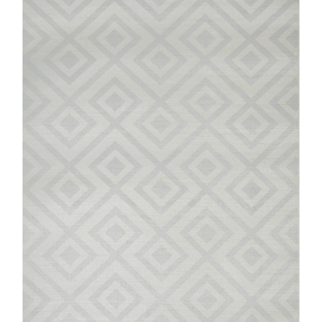 Samples and Purchasing available for Fiorentina - Silver/Ivory Silver By Lee Jofa |  | Diamond Wallcovering Print at Designer Wallcoverings and Fabrics