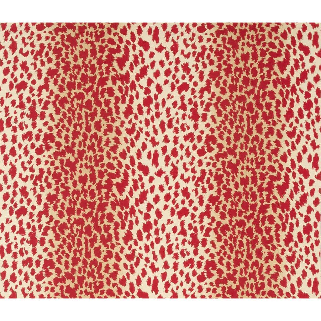 Samples and Purchasing available for Marcel - Red Red By Lee Jofa | Aerin Wallpapers | Animal/Insects Wallcovering Print at Designer Wallcoverings and Fabrics