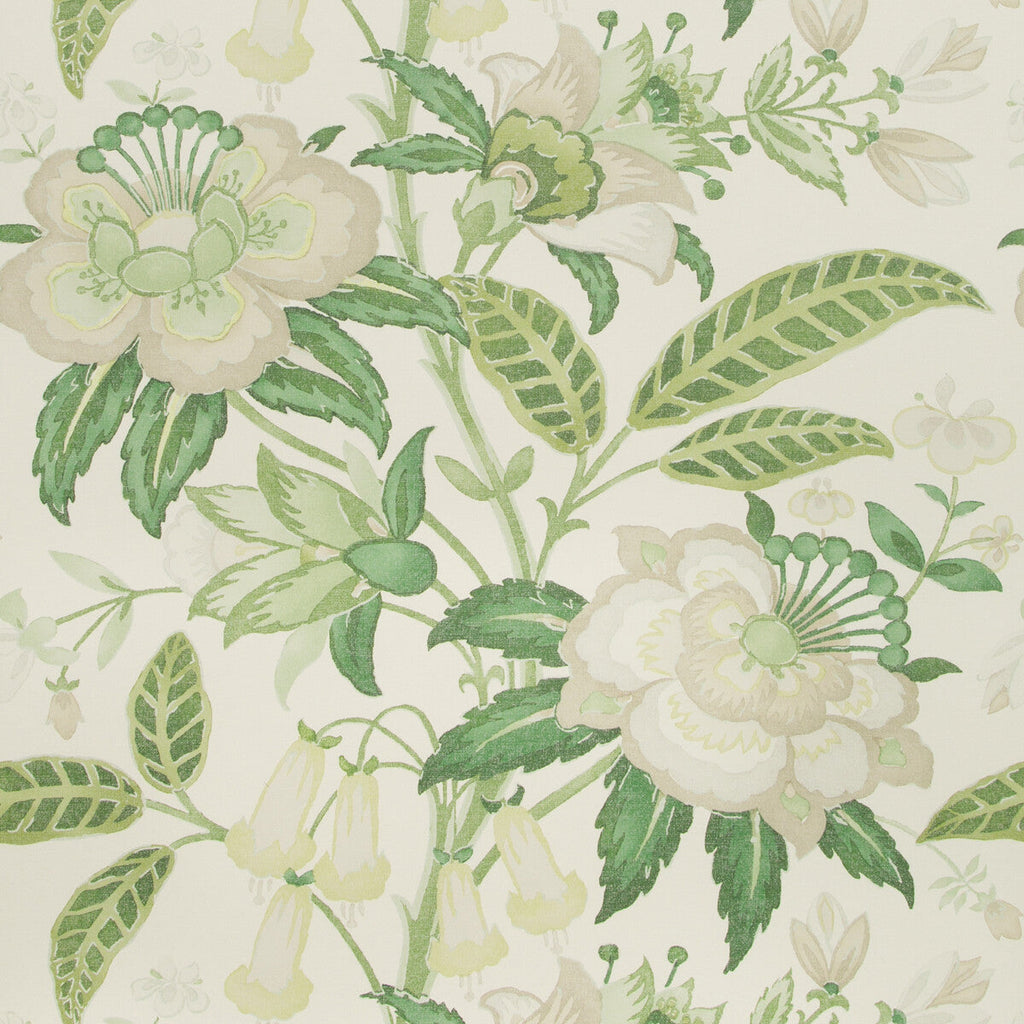 Samples and Purchasing available for Davenport Paper - Greenery Green By Lee Jofa | Westport |Botanical & Floral  Wallcovering Print at Designer Wallcoverings and Fabrics