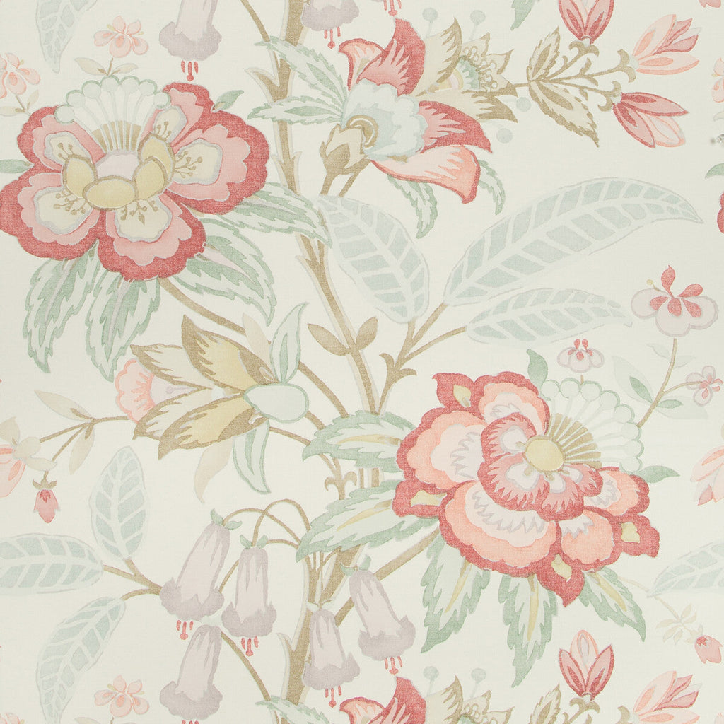 Samples and Purchasing available for Davenport Paper - Cabana Multi By Lee Jofa | Westport |Botanical & Floral  Wallcovering Print at Designer Wallcoverings and Fabrics