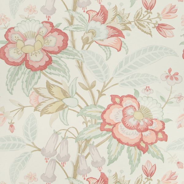 Samples and Purchasing available for Davenport Paper - Cabana Multi By Lee Jofa | Westport |Botanical & Floral  Wallcovering Print at Designer Wallcoverings and Fabrics