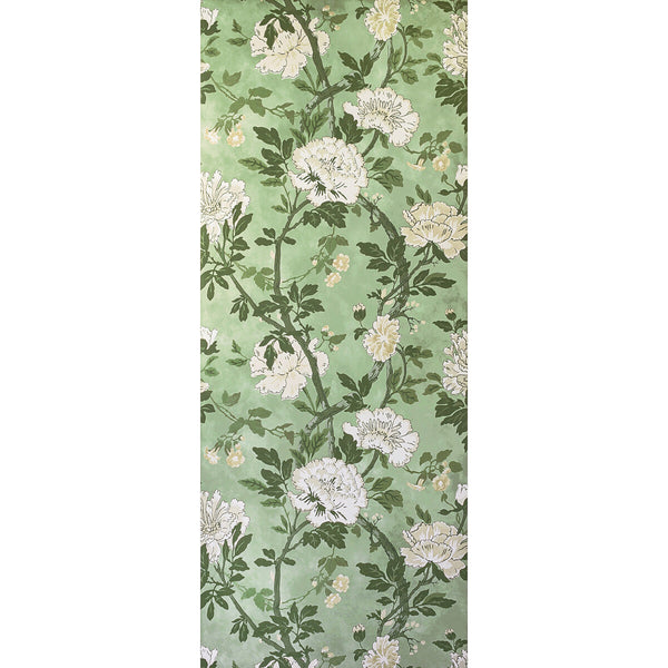 Samples and Purchasing available for Inisfree Wp - Meadow Green By Lee Jofa | Carrier And Company |Botanical & Floral  Wallcovering Print at Designer Wallcoverings and Fabrics