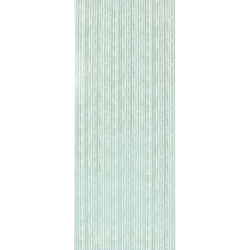 Samples and Purchasing available for Benson Stripe Wp - Lakeland Turquoise By Lee Jofa | Carrier And Company | Stripes Wallcovering Print at Designer Wallcoverings and Fabrics