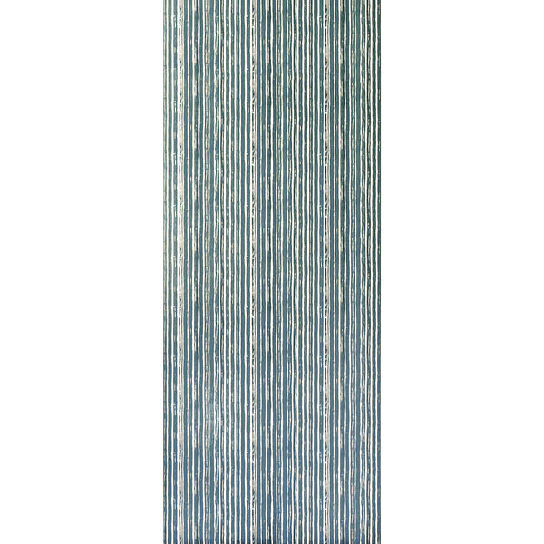 Samples and Purchasing available for Benson Stripe Wp - Ink Dark Blue By Lee Jofa | Carrier And Company | Stripes Wallcovering Print at Designer Wallcoverings and Fabrics