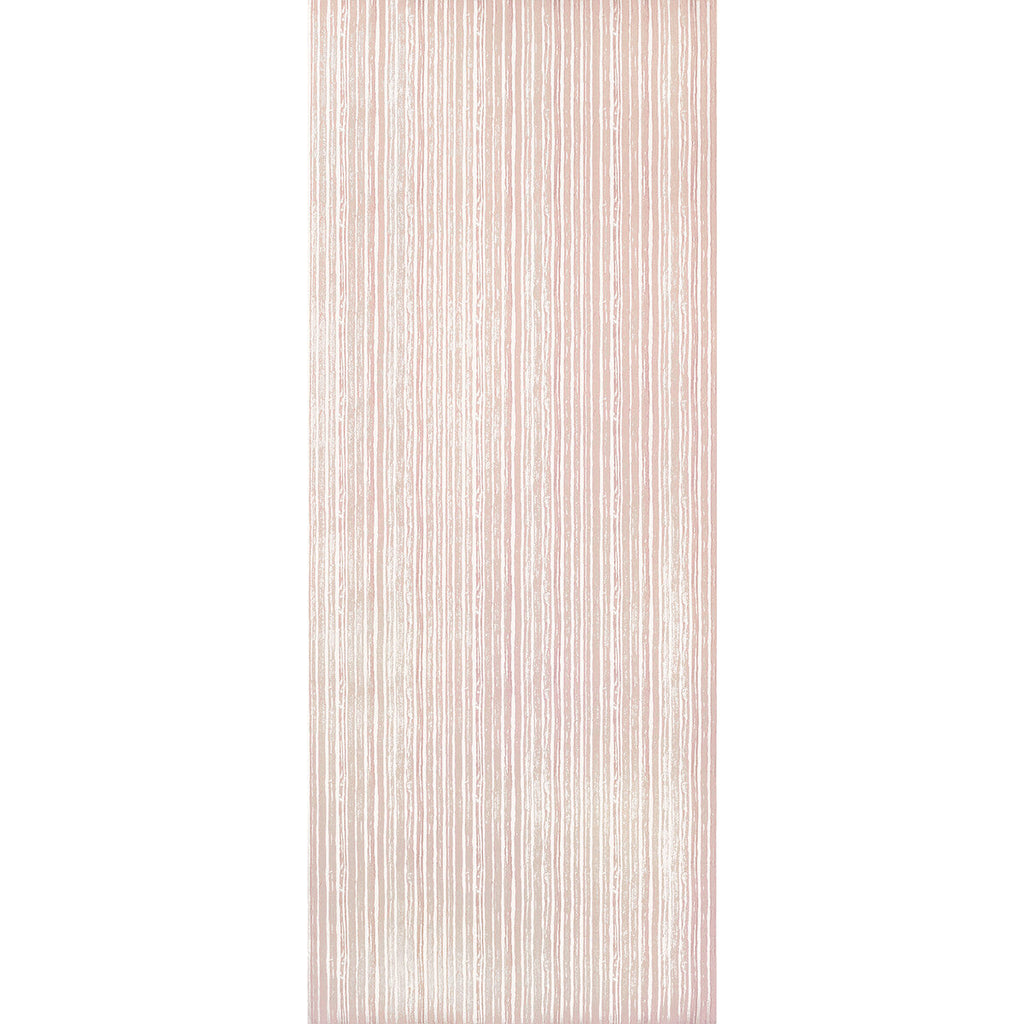 Samples and Purchasing available for Benson Stripe Wp - Faded Petal Pink By Lee Jofa | Carrier And Company | Stripes Wallcovering Print at Designer Wallcoverings and Fabrics