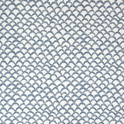 Samples and Purchasing available for Roche Wp - Blue Blue By Lee Jofa | Paolo Moschino Martinique | Geometric Wallcovering Print at Designer Wallcoverings and Fabrics