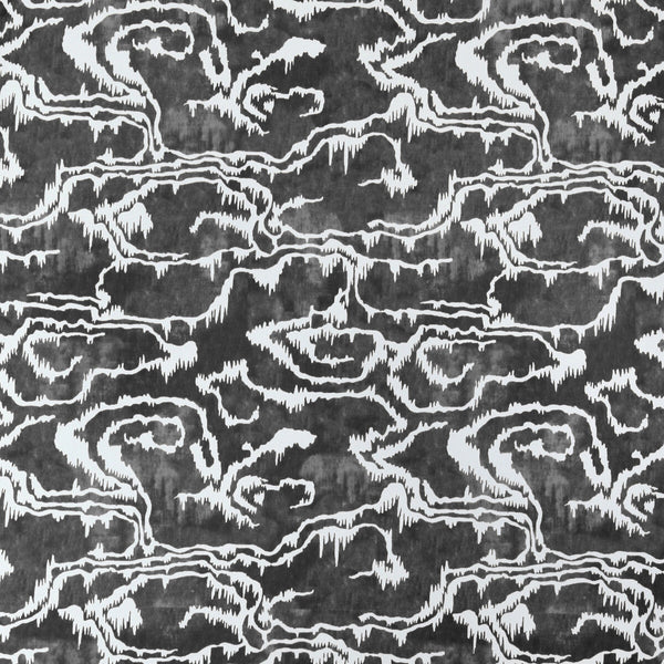 Samples and Purchasing available for Riviere Wp - Black Ivory By Lee Jofa | Paolo Moschino Martinique |Modern Global Wallcovering Print at Designer Wallcoverings and Fabrics