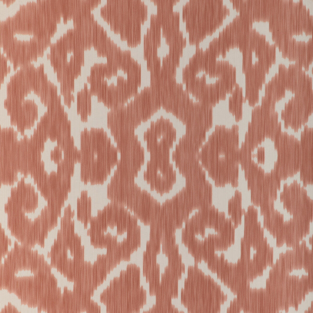 Samples and Purchasing available for Toponas Paper - Spice Orange By Lee Jofa | Clare Wallcovering | Ikat/Southwest/Kilims Wallcovering Print at Designer Wallcoverings and Fabrics