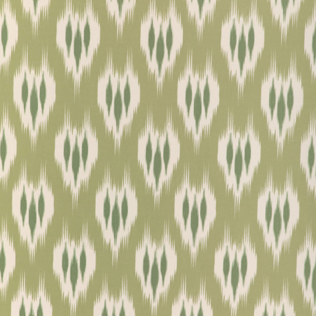 Samples and Purchasing available for Clare Paper - Moss Emerald By Lee Jofa | Clare Wallcovering | Ikat/Southwest/Kilims Wallcovering Print at Designer Wallcoverings and Fabrics