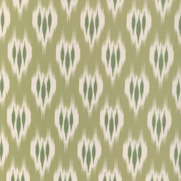 Samples and Purchasing available for Clare Paper - Moss Emerald By Lee Jofa | Clare Wallcovering | Ikat/Southwest/Kilims Wallcovering Print at Designer Wallcoverings and Fabrics