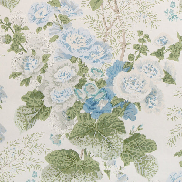 Samples and Purchasing available for Grand Althea Wp - Blue/Leaf  By Lee Jofa | Lee Jofa 200 Wallcovering |Botanical & Floral  Wallcovering Print at Designer Wallcoverings and Fabrics