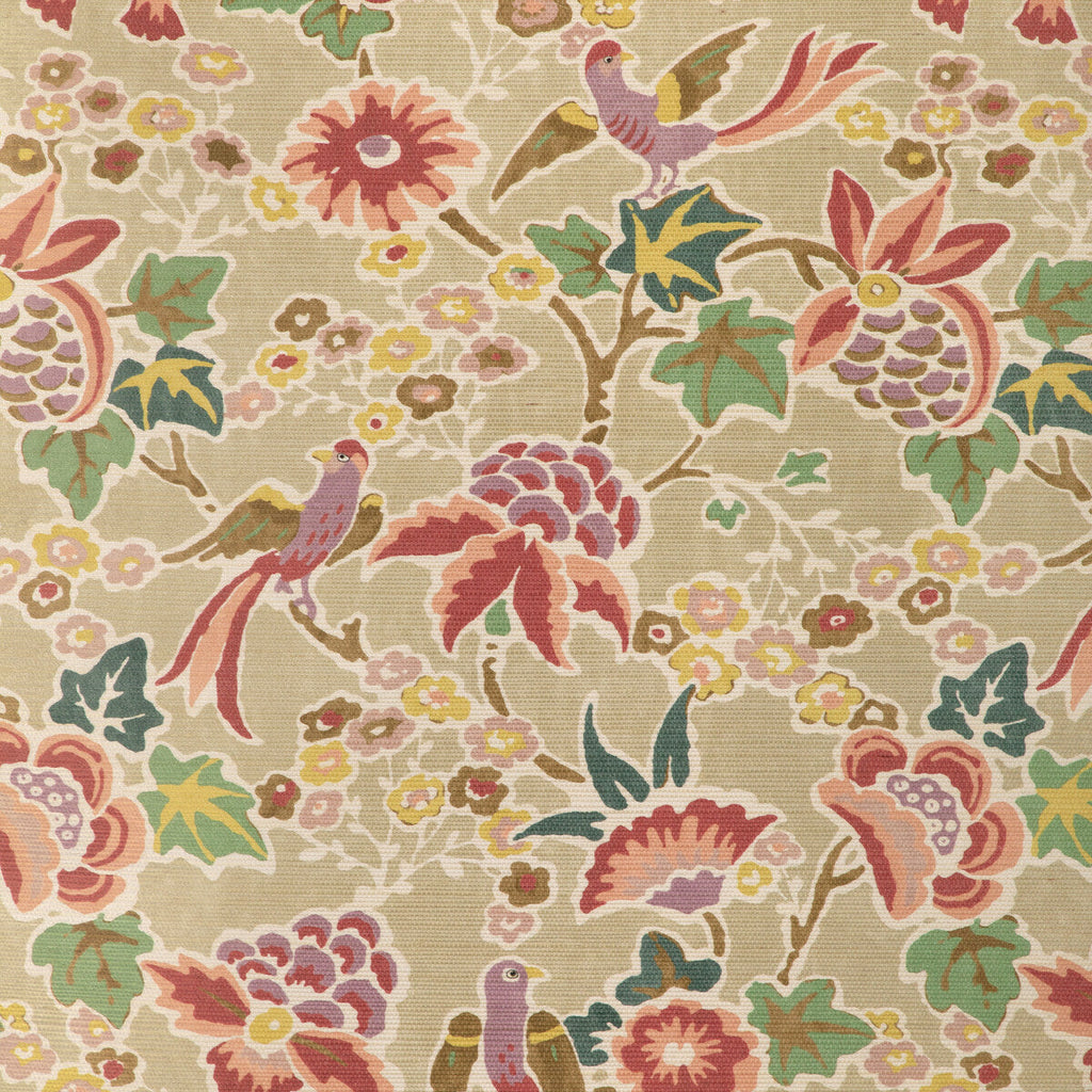 Samples and Purchasing available for Posy Paper - Berry/Leaf Green By Lee Jofa | Garden Walk Wallcovering |Animal/Insects Botanical & Floral Wallcovering Print at Designer Wallcoverings and Fabrics