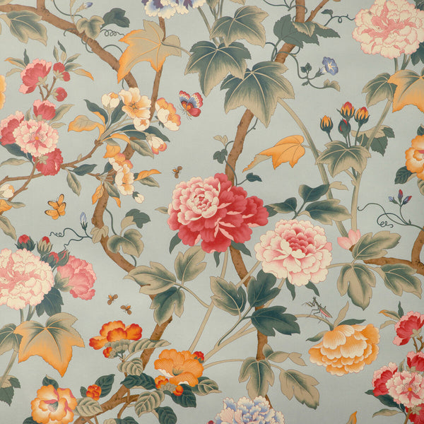 Samples and Purchasing available for Gardenia Paper - Antique Green By Lee Jofa | Garden Walk Wallcovering |Botanical & Floral  Wallcovering Print at Designer Wallcoverings and Fabrics