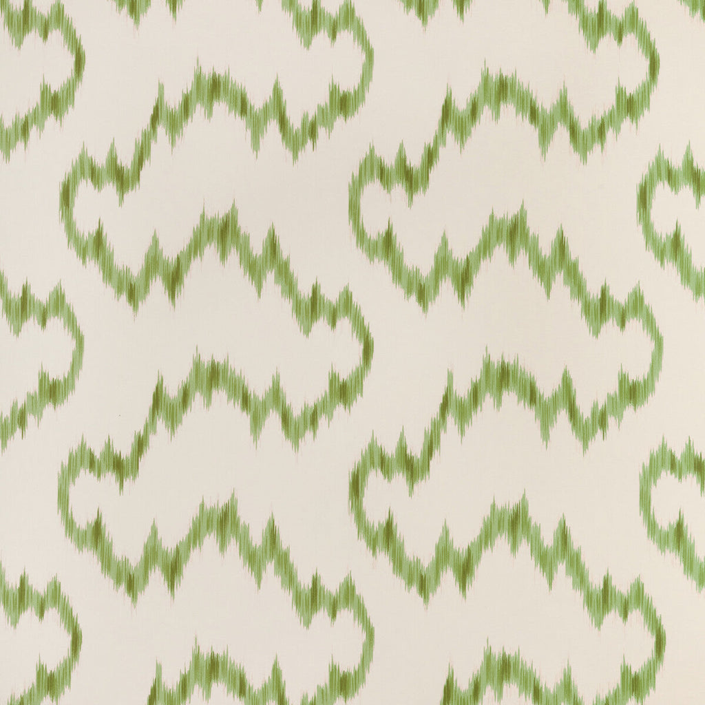 Samples and Purchasing available for Mallorcan Ikat Wp - Leaf Ivory By Lee Jofa | Sarah Bartholomew Wallpapers | Ikat/Southwest/Kilims Wallcovering Print at Designer Wallcoverings and Fabrics