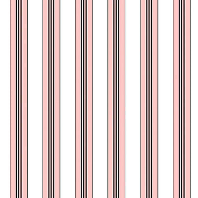 Samples and Purchasing available for Rayure Lione - Rose Pink By Brunschwig & Fils | Madeleine Castaing | Stripes Wallcovering Print at Designer Wallcoverings and Fabrics