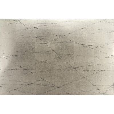 Samples and Purchasing available for Satoru - Pewter Silver By Brunschwig & Fils |  |Metallic Modern Wallcovering  at Designer Wallcoverings and Fabrics