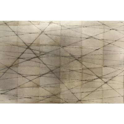 Samples and Purchasing available for Satoru - Silver Black Silver By Brunschwig & Fils |  |Metallic Modern Wallcovering  at Designer Wallcoverings and Fabrics