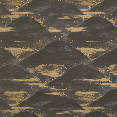 Samples and Purchasing available for La Brume - Iron Charcoal By Brunschwig & Fils | Les Ensembliers Wallpapers | Modern Wallcovering Print at Designer Wallcoverings and Fabrics