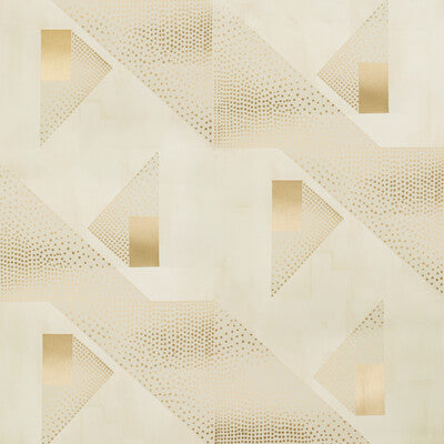 Samples and Purchasing available for Le Tonnerre - Beige Beige By Brunschwig & Fils | Les Ensembliers Wallpapers |Modern Geometric Wallcovering  at Designer Wallcoverings and Fabrics