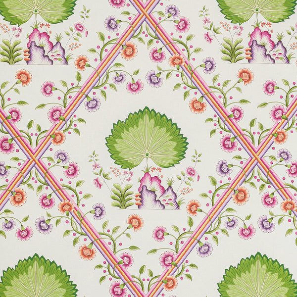 Samples and Purchasing available for Loire - Spring Multi By Brunschwig & Fils | Louverne Wallpapers | Botanical & Floral Wallcovering Print at Designer Wallcoverings and Fabrics