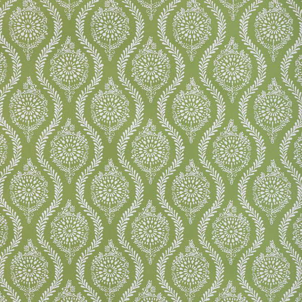 Samples and Purchasing available for Marindol - Leaf Green By Brunschwig & Fils | Manoir Wallpapers | Paisley Wallcovering Print at Designer Wallcoverings and Fabrics