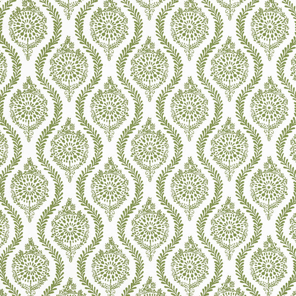 Samples and Purchasing available for Marindol Ii - Leaf Green By Brunschwig & Fils | Manoir Wallpapers | Paisley Wallcovering Print at Designer Wallcoverings and Fabrics