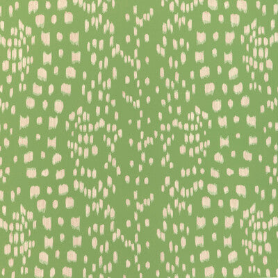 Samples and Purchasing available for Les Touches Reverse - Leaf Green By Brunschwig & Fils | La Menagerie Wallcovering | Animal Skins Wallcovering Print at Designer Wallcoverings and Fabrics