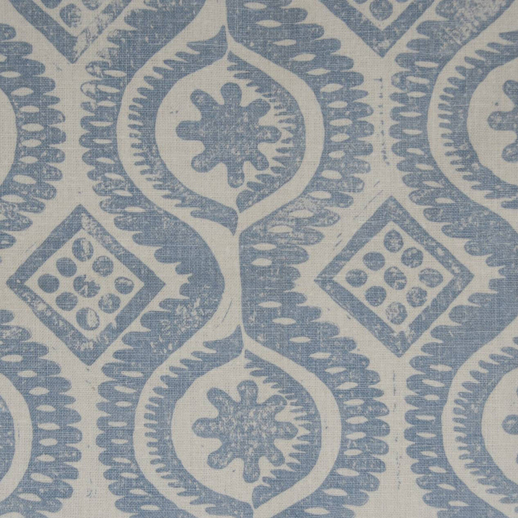 Samples and Purchasing available for Damask - Blue White By Lee Jofa | Blithfield |Modern Damask Wallcovering Print at Designer Wallcoverings and Fabrics