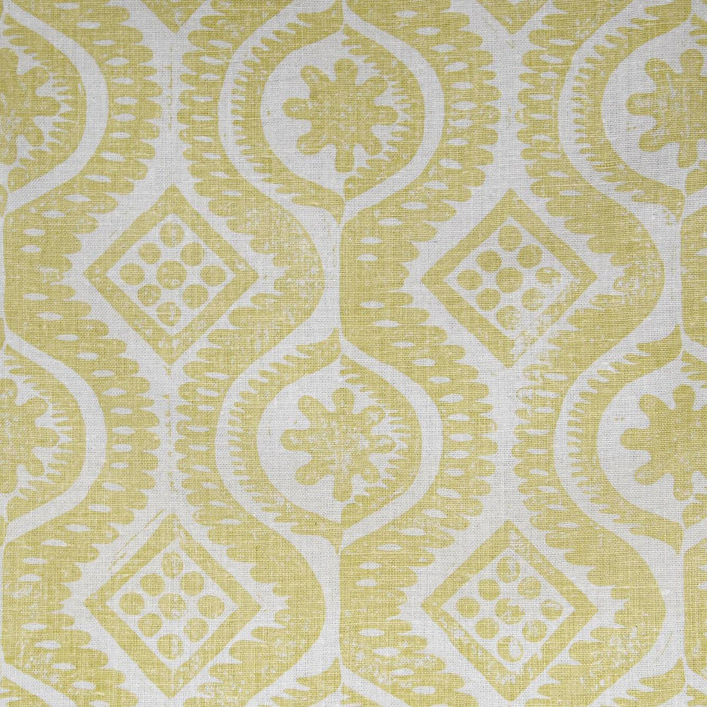 Samples and Purchasing available for Damask - Yellow White By Lee Jofa | Blithfield |Modern Damask Wallcovering Print at Designer Wallcoverings and Fabrics