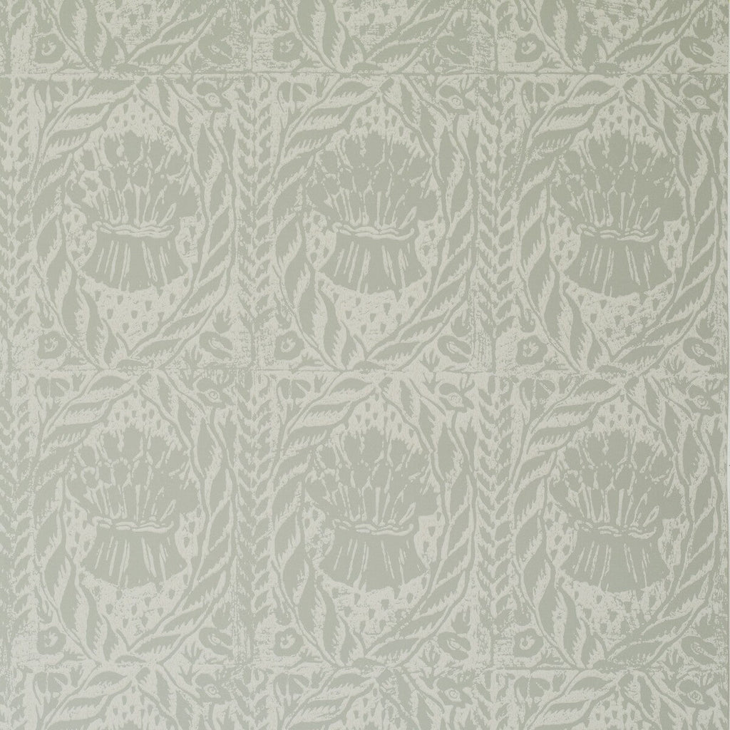 Samples and Purchasing available for Cornstooks Wp - Cloud Slate By Lee Jofa | Blithfield |Botanical & Floral  Wallcovering Print at Designer Wallcoverings and Fabrics