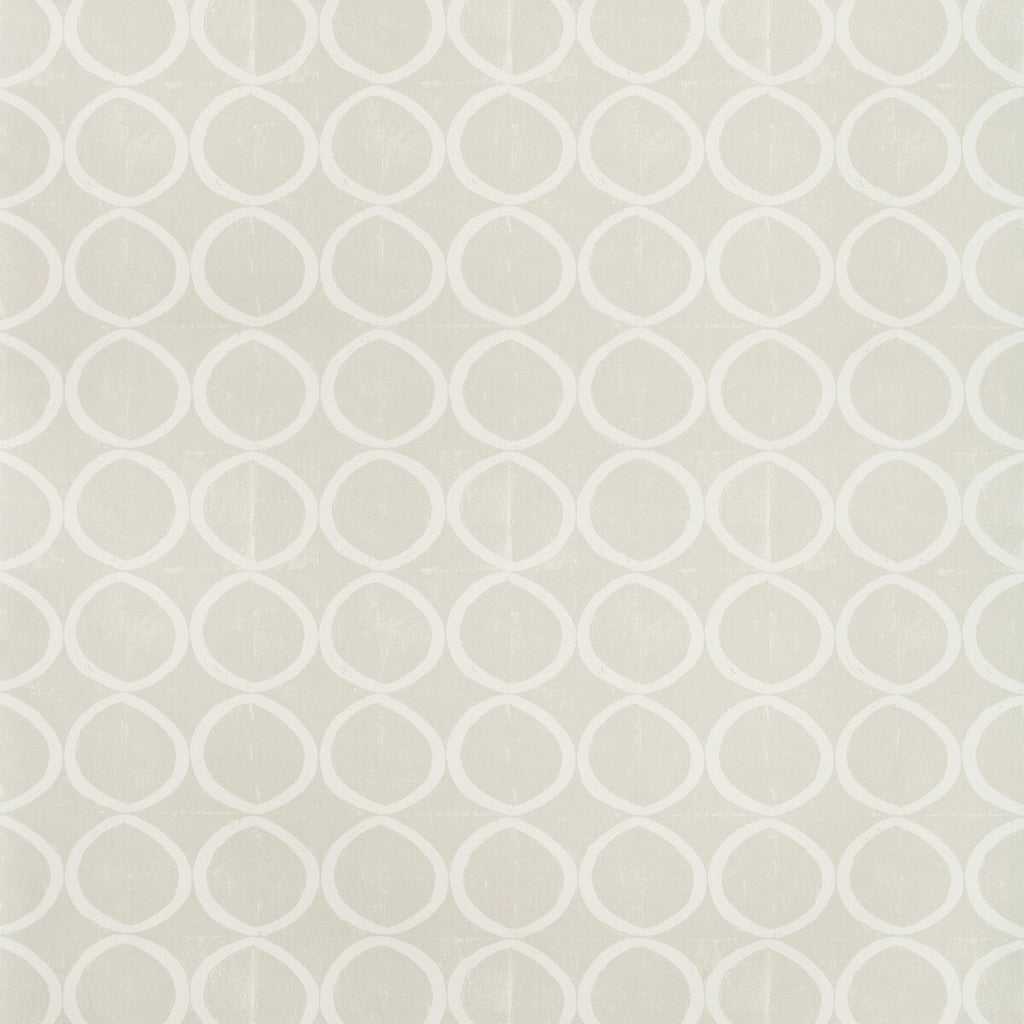 Samples and Purchasing available for Circles Wallpaper - Pale Taupe Light Grey By Lee Jofa | Blithfield |  Wallcovering Print at Designer Wallcoverings and Fabrics