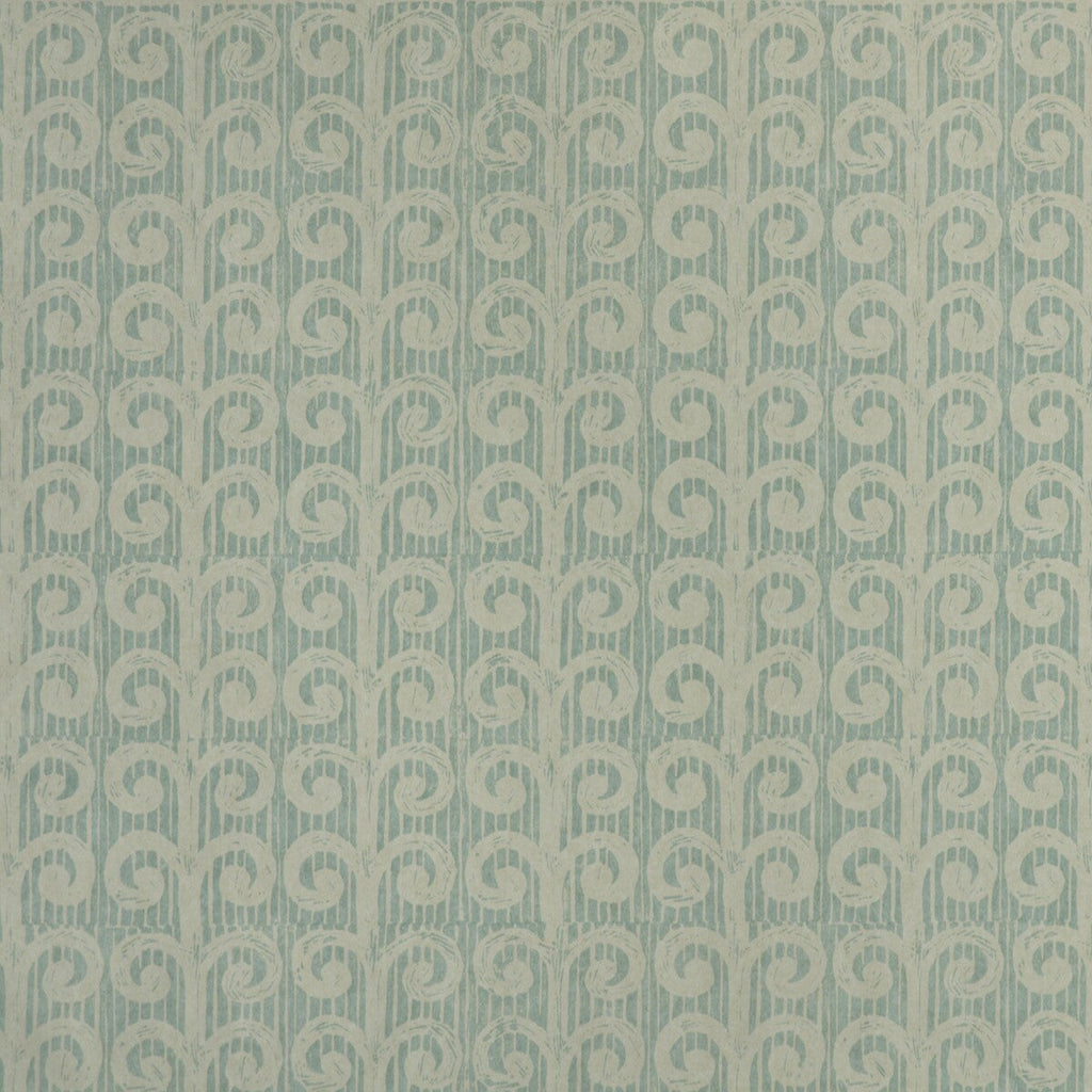 Samples and Purchasing available for Fern Wp - Aqua Turquoise By Lee Jofa | Blithfield |Modern Botanical & Floral Wallcovering Print at Designer Wallcoverings and Fabrics