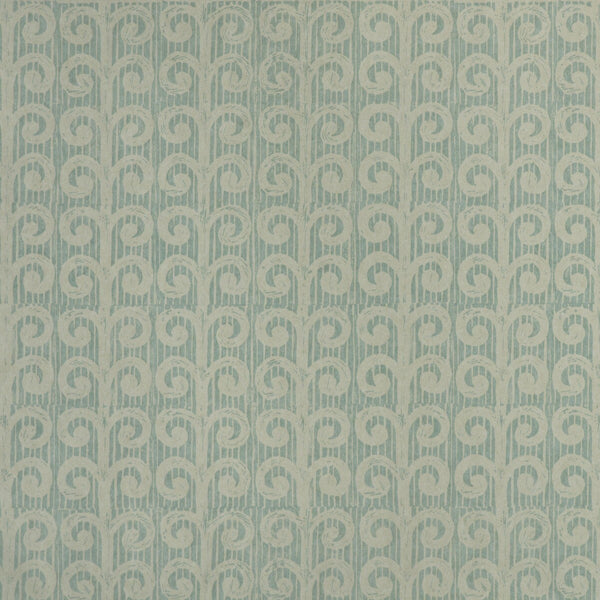 Samples and Purchasing available for Fern Wp - Aqua Turquoise By Lee Jofa | Blithfield |Modern Botanical & Floral Wallcovering Print at Designer Wallcoverings and Fabrics