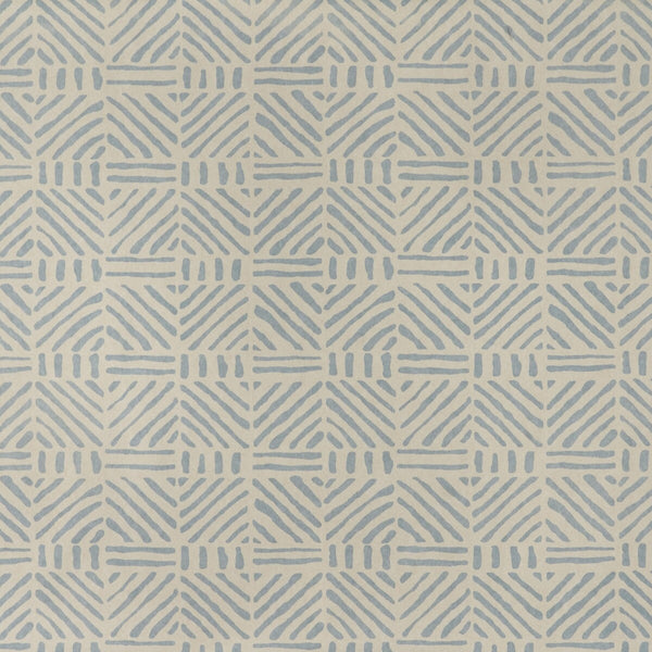 Samples and Purchasing available for Linwood Wp - Blue Light Blue By Lee Jofa | Blithfield | Geometric Wallcovering Print at Designer Wallcoverings and Fabrics