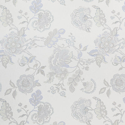 Samples and Purchasing available for Somerset Wp - Cloud Grey By Lee Jofa | Blithfield |Botanical & Floral  Wallcovering Print at Designer Wallcoverings and Fabrics