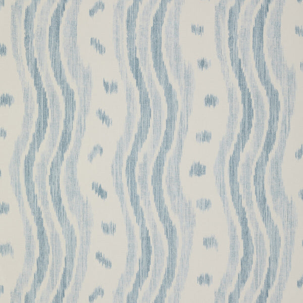 Samples and Purchasing available for Ikat Stripe Wp - Pale Blue Light Blue By Lee Jofa | Blithfield |Ikat/Southwest/Kilims Stripes Wallcovering Print at Designer Wallcoverings and Fabrics