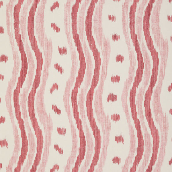 Samples and Purchasing available for Ikat Stripe Wp - Coral Pink By Lee Jofa | Blithfield |Ikat/Southwest/Kilims Stripes Wallcovering Print at Designer Wallcoverings and Fabrics