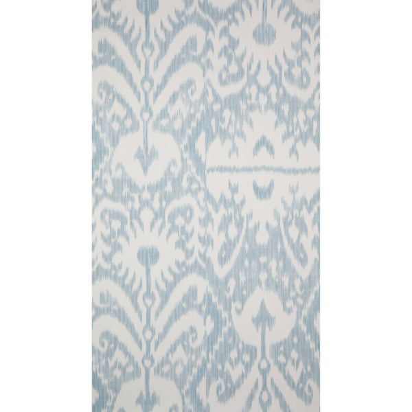 Samples and Purchasing available for Kamara Wp - Sky Blue By Lee Jofa | Blithfield | Ikat/Southwest/Kilims Wallcovering Print at Designer Wallcoverings and Fabrics