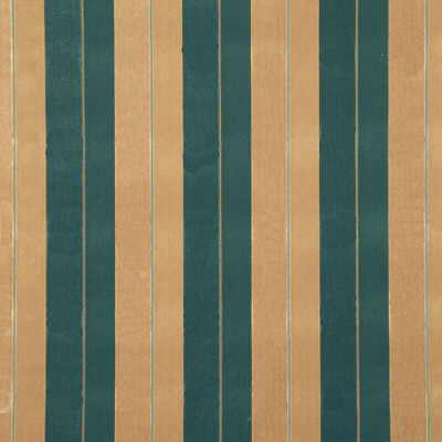 Samples and Purchasing available for Marco Stripe - Petrol/Cam Light Green By Parkertex | Murano Velvets |Stripes  Multipurpose Velvet at Designer Wallcoverings and Fabrics