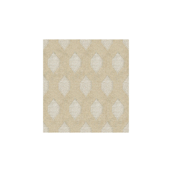 Samples and Purchasing available for Anisha - Natural Beige By Baker Lifestyle | Echo Ii |Geometric Small Scale Multipurpose Embroidery at Designer Wallcoverings and Fabrics