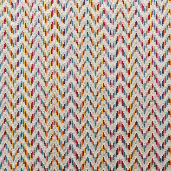 Samples and Purchasing available for Carnival Chevron - Tutti Frutti Multi By Baker Lifestyle | Carnival |  Upholstery Velvet at Designer Wallcoverings and Fabrics