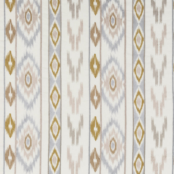 Samples and Purchasing available for Samba - Cashew/Stone Brown By Baker Lifestyle | Carnival |  Multipurpose Embroidery at Designer Wallcoverings and Fabrics