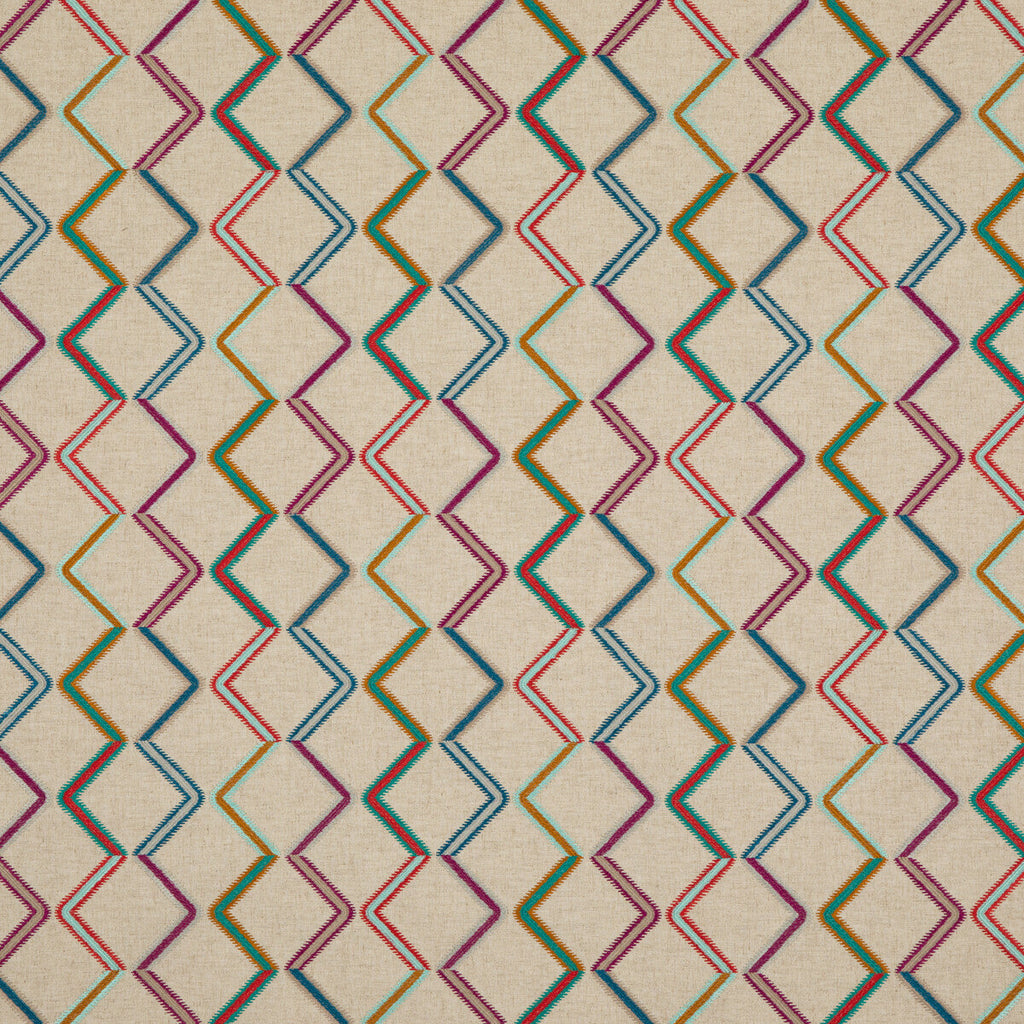 Samples and Purchasing available for Danza - Tutti Frutti Neutral By Baker Lifestyle | Fiesta |  Multipurpose Embroidery at Designer Wallcoverings and Fabrics