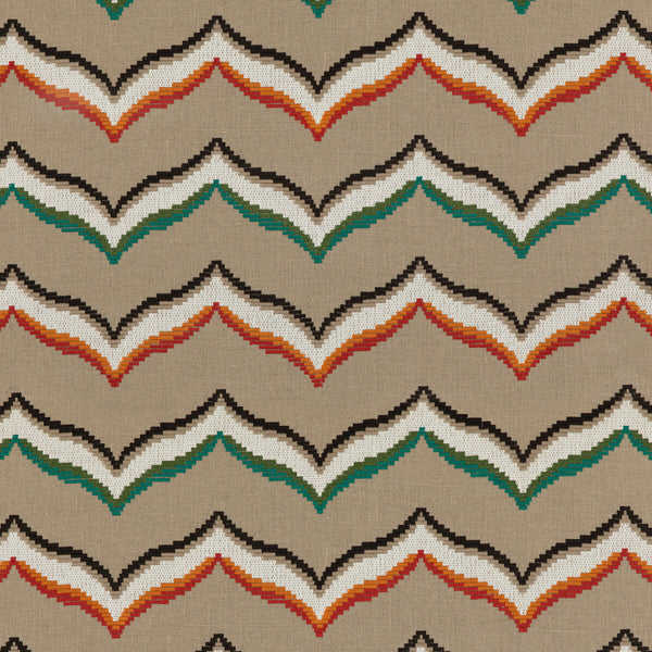 Samples and Purchasing available for Sombrero - Emerald/Spice Green By Baker Lifestyle | Fiesta |  Multipurpose Embroidery at Designer Wallcoverings and Fabrics