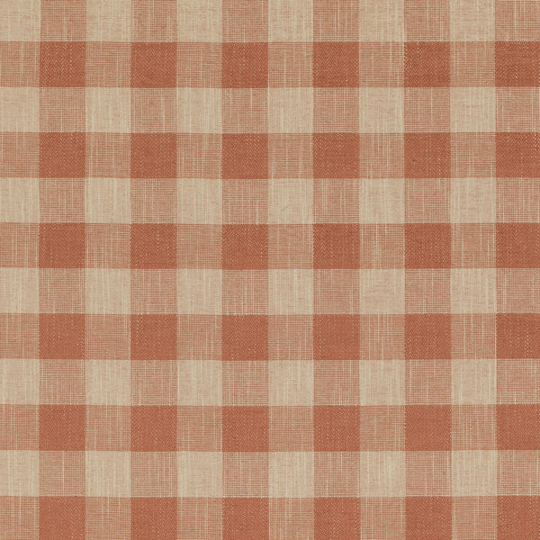 Samples and Purchasing available for Block Check - Spice Orange By Baker Lifestyle | Block Weaves | Plaid / Check Upholstery Weave at Designer Wallcoverings and Fabrics