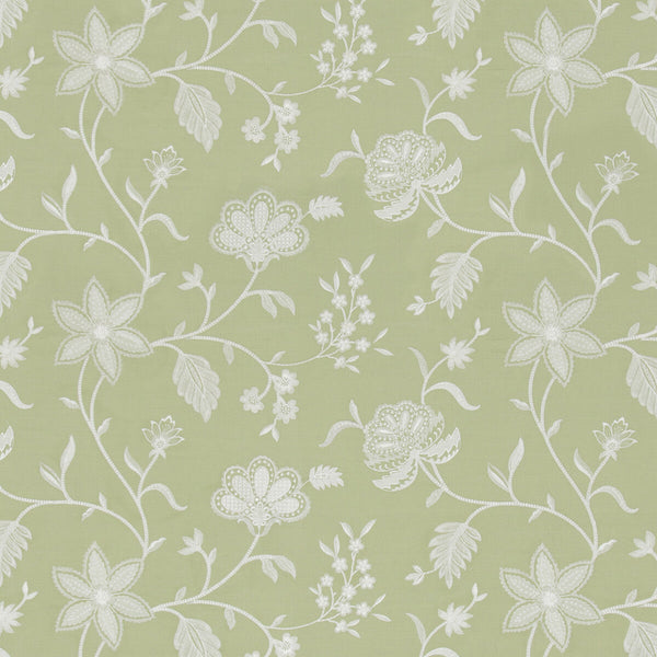 Samples and Purchasing available for Petherton - Green Green By Baker Lifestyle | Bridport |  Multipurpose Embroidery at Designer Wallcoverings and Fabrics