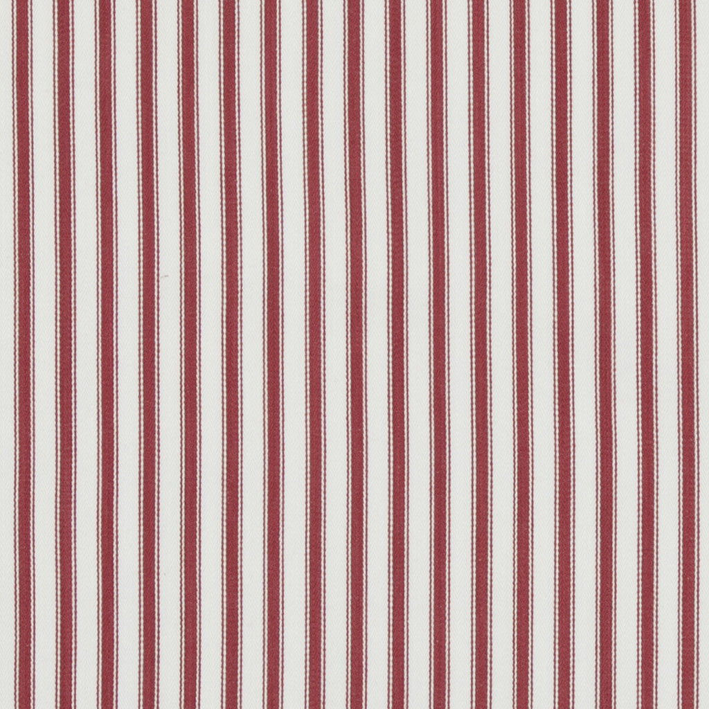 Samples and Purchasing available for Sherborne Ticking - Red Red By Baker Lifestyle | Bridport |Stripes  Multipurpose  at Designer Wallcoverings and Fabrics