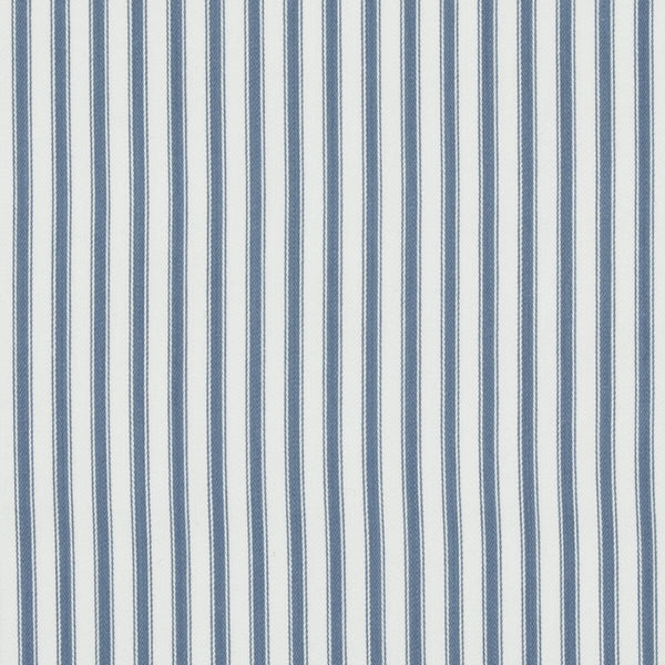 Samples and Purchasing available for Sherborne Ticking - Blue Blue By Baker Lifestyle | Bridport |Stripes  Multipurpose  at Designer Wallcoverings and Fabrics